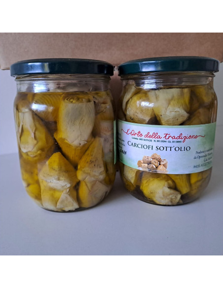 Carciofi sott'olio 500gr.