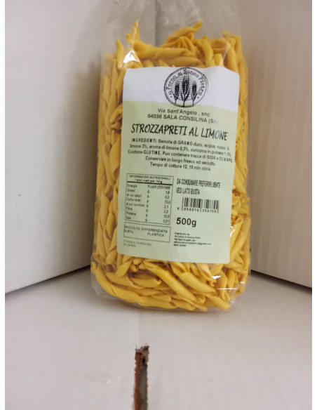 Strozzapreti al limone