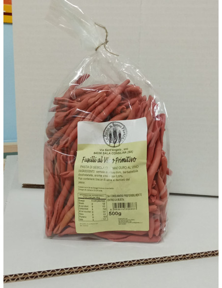 Fusilli al vino primitivo